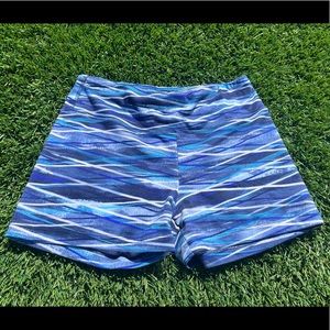 Spandex, Size S, Light and dark blues